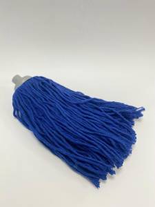 картинка насадки на швабру МОП ACG веревочный резьбовой, 250 г, хлопок, синий