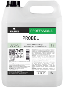 Концентрат моющий для удаления гипсовой пыли PROBEL, 5 л, PRO-BRITE