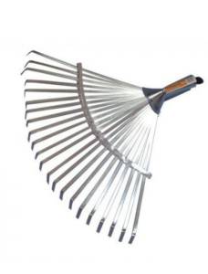 Грабли 22 зубьев веерные пластинчатые усиленные ГСВ2 оцинк.сталь б/черенка