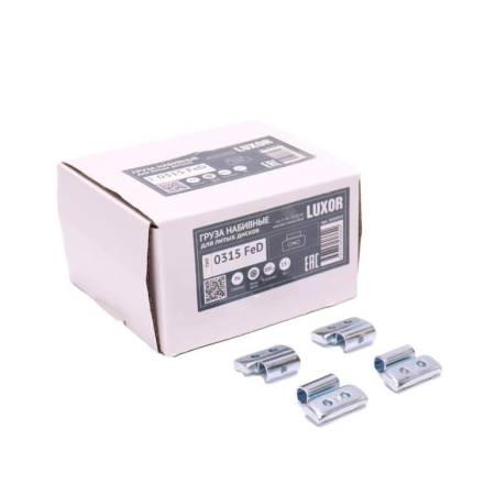 картинка 0315 FeD Груза набивные стальные для литых дисков 15 г (уп. 100 шт), LUXOR 