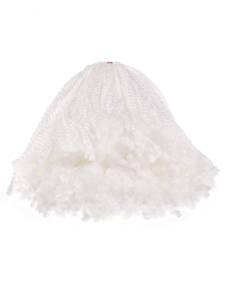 картинка насадки на швабру МОП ACG резьбовой микрофибра веревочный 30 см 250 г белый