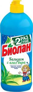 Моющее средство для посуды БИОЛАН "Бальзам Алоэ Вера" 450 мл