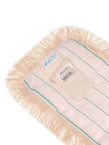 картинка насадки на швабру МОП ACG плоский хлопок разрезной 40 см. ушки+кармашки