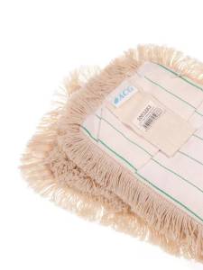 картинка насадки на швабру МОП ACG плоский хлопок разрезной 40 см. ушки+кармашки