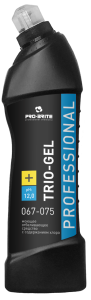 Средство моющее отбеливающее с содержанием хлора TRIO-GEL, 750 мл. PRO-BRITE
