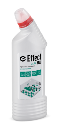 Средство для мытья сантехники ежедневная уборка ALFA 101 (13113) 750 мл EFFECT 1/14